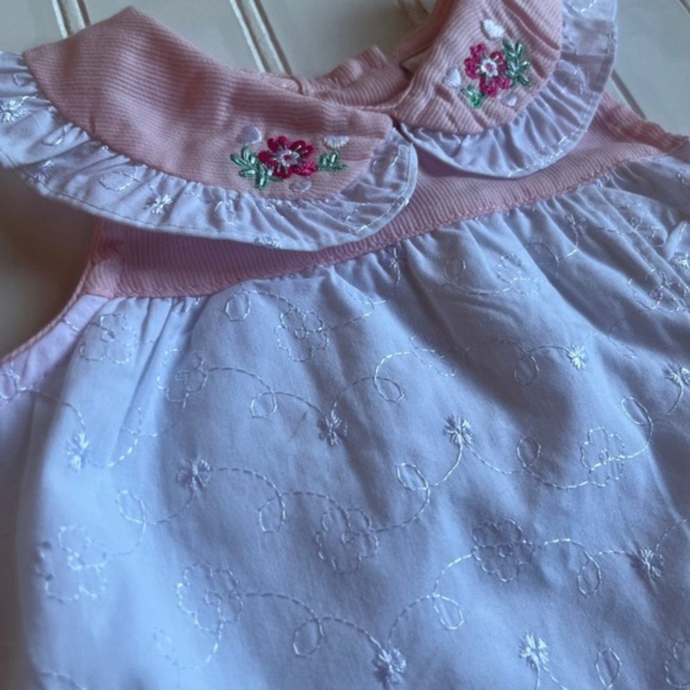 Vintage Baby Girl 3-6M Clothing Bundle Carter's Dresses Sunsuit Spring Lot - Picture 2 of 16